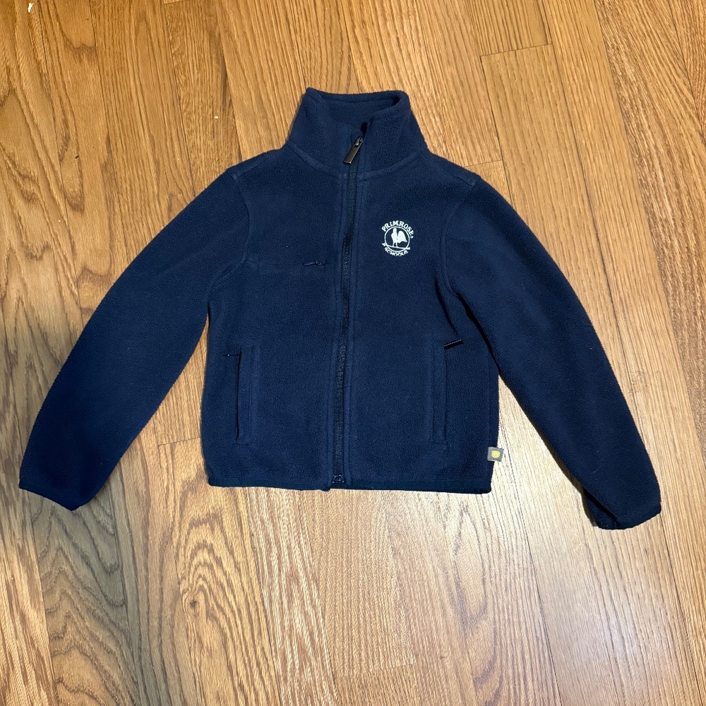 Children's Navy Blue Fleece Jacket